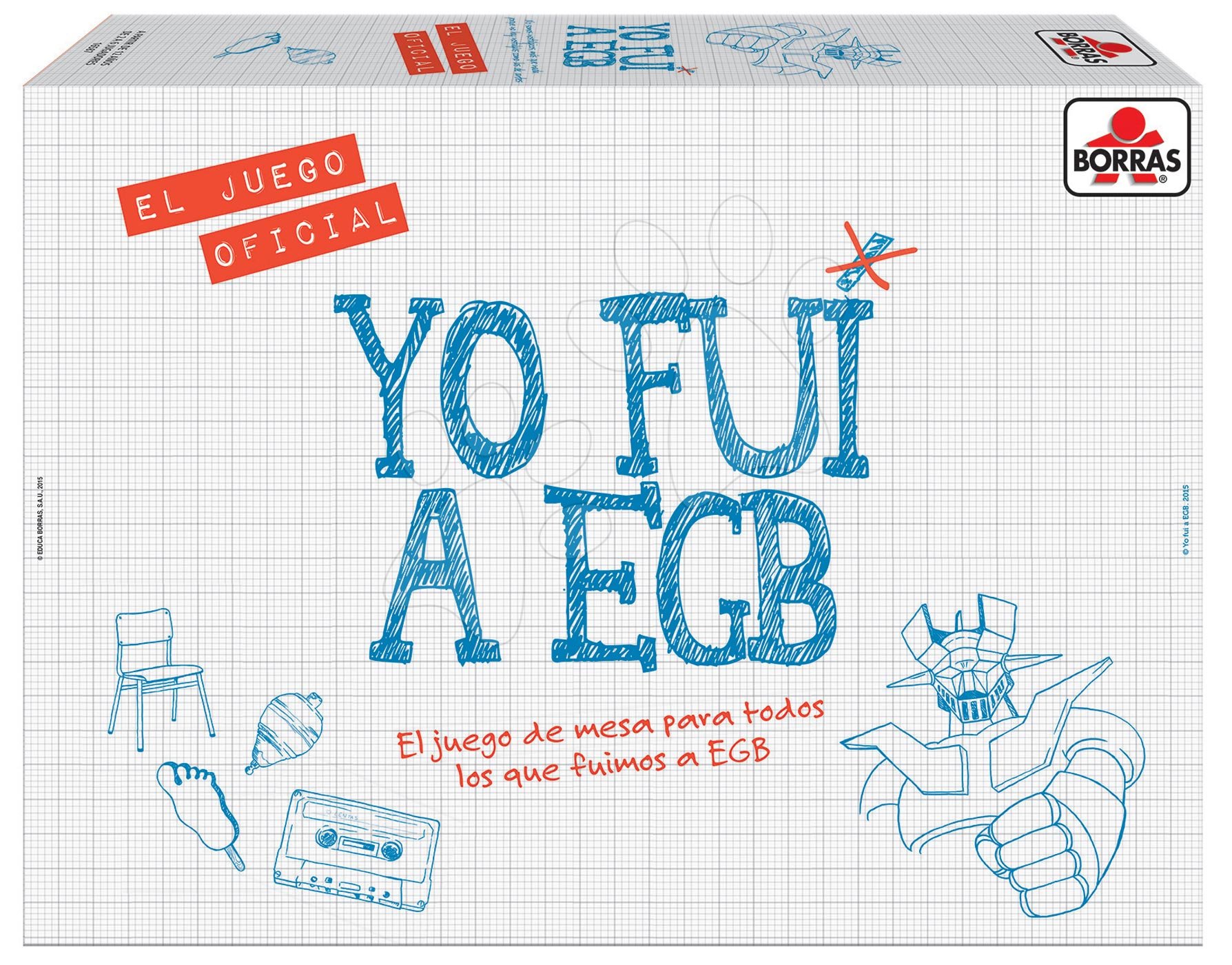 Társasjáték Yo Fui a EGB Borras Educa spanyol nyelvű 12 évtől