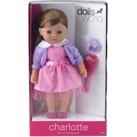 Charlotte /Elisabeth fésülhető puha baba - 36 cm - Játék webáruház Babajáték - Játékbaba