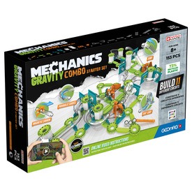 Geomag Mechanics Gravity Recycled Kezdő szett 153 db - Játék webáruház Konstrukciós játékok - Mágneses építőjáték